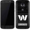 NFL Washington Commanders Black and White Moto E5 Play Skin